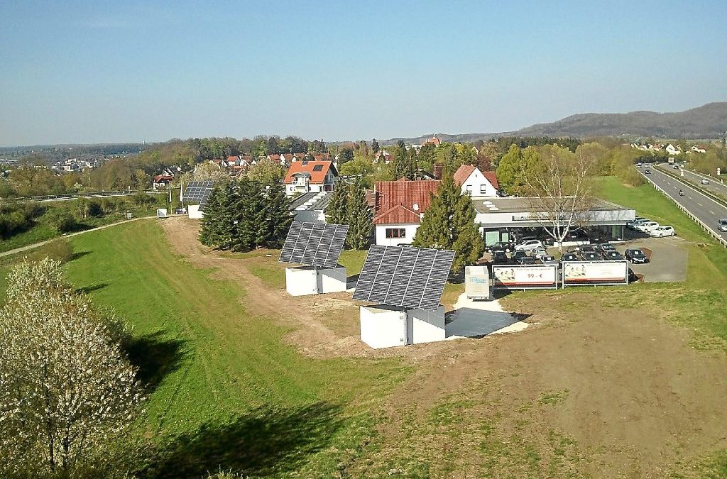Solar-Tracker Autohaus Kleinmann Hechingen