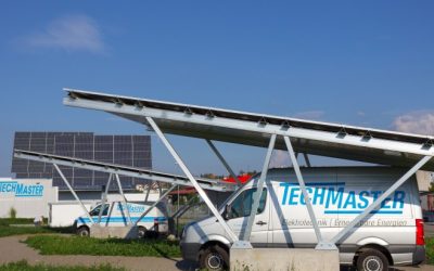Techmaster Powerport: Solar-Carport mit knapp 10 kWp